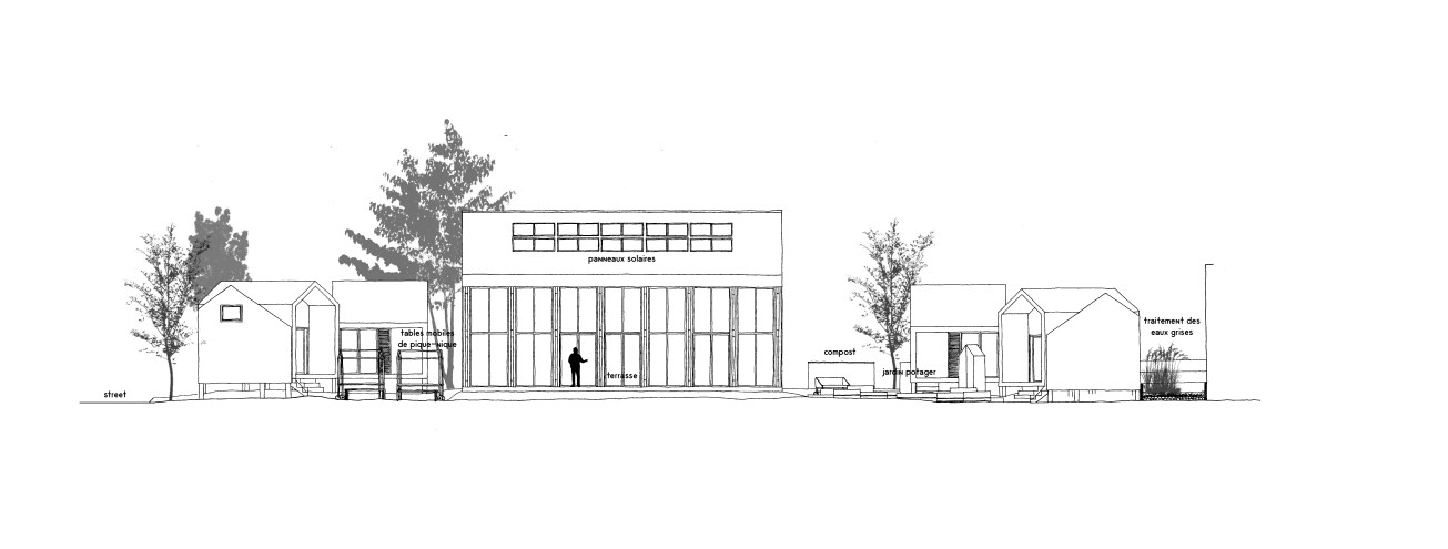 façade longitudinale