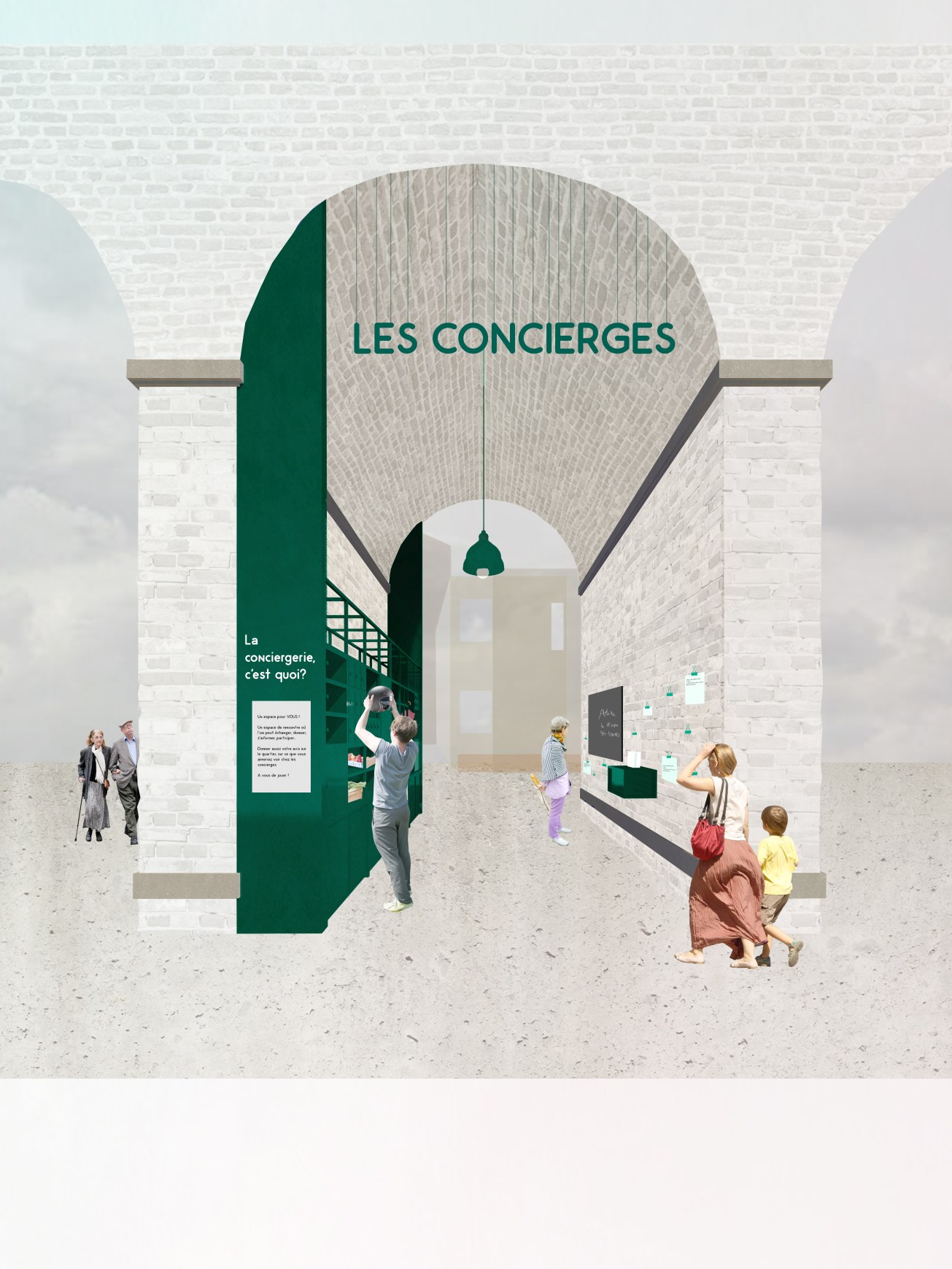 LES CONCIERGES - Mise en situation